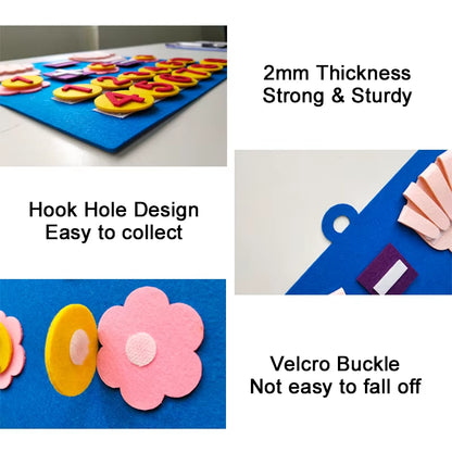 Toddler Montessori Toys Felt Finger Numbers Math Toy Children Counting Early Education Learning Game for Kids Intelligence