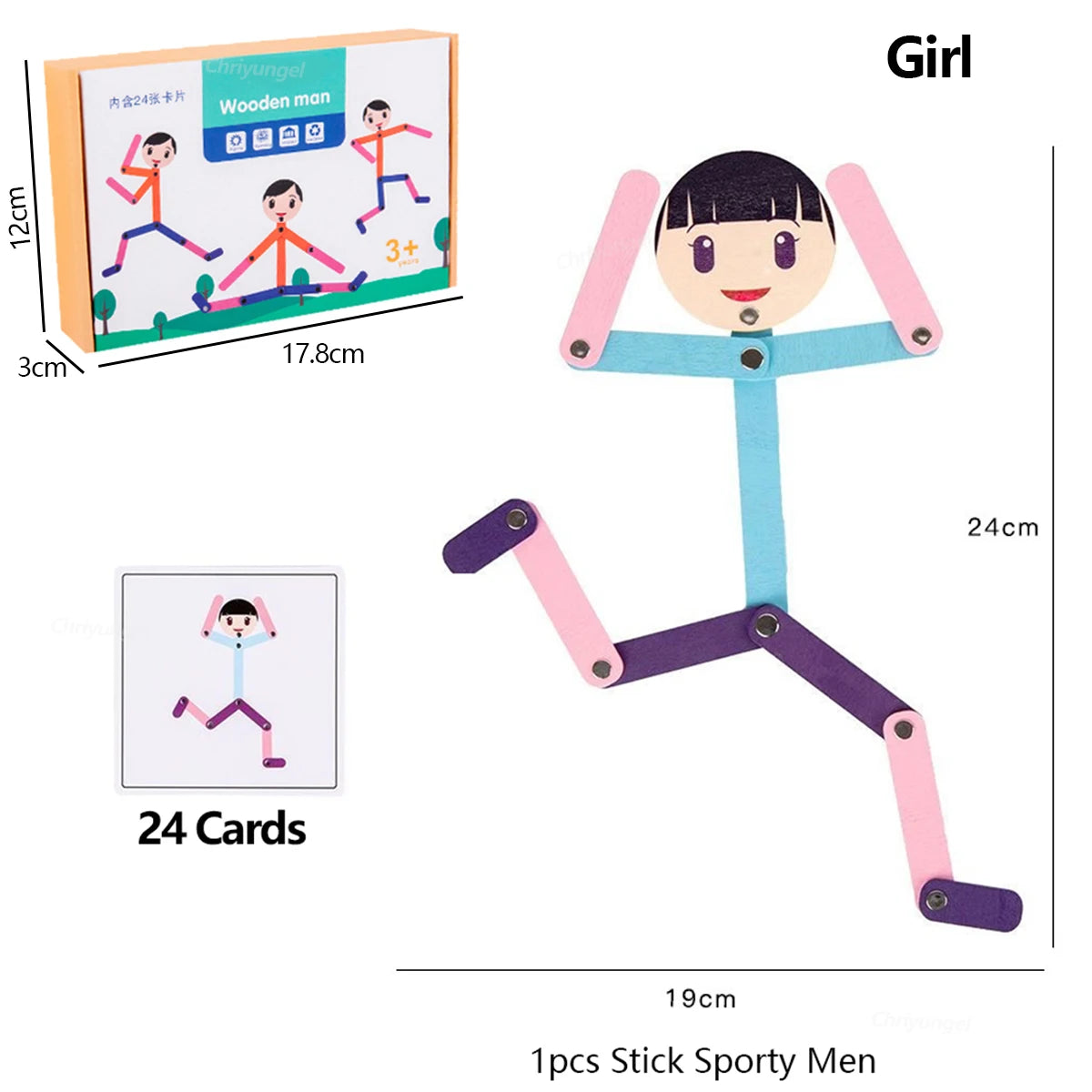 Montessori Material DIY Puzzle Toys Boards Educational Game Early Learning Toy for Children Preschool Fine Motor Training