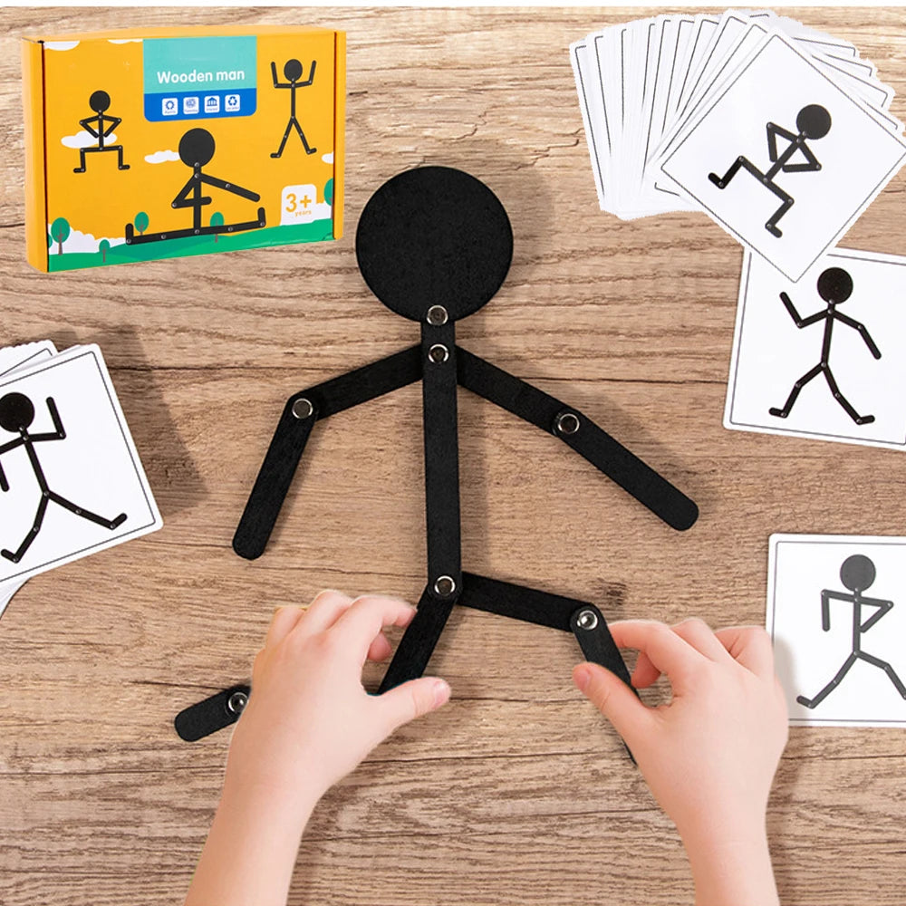 Montessori Material DIY Puzzle Toys Boards Educational Game Early Learning Toy for Children Preschool Fine Motor Training
