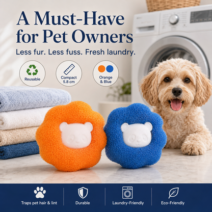 Reusable Pet Hair & Lint Catcher for Laundry