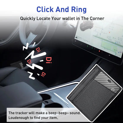 1/2-Pack Smart Air Tag GPS Tracking Card for IOS and Android - Lost and Found Alert Device. Wallet/Card Locator Smart Card.