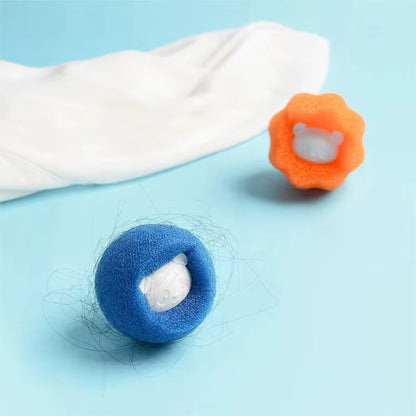 Pet hair remover laundry balls size, 4.5 cm diameter