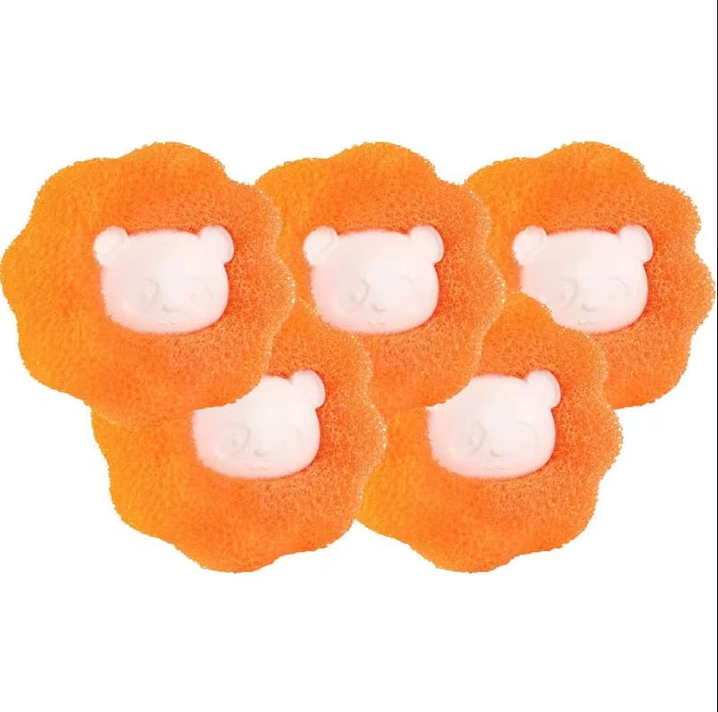 Rinse and reuse laundry pet hair balls